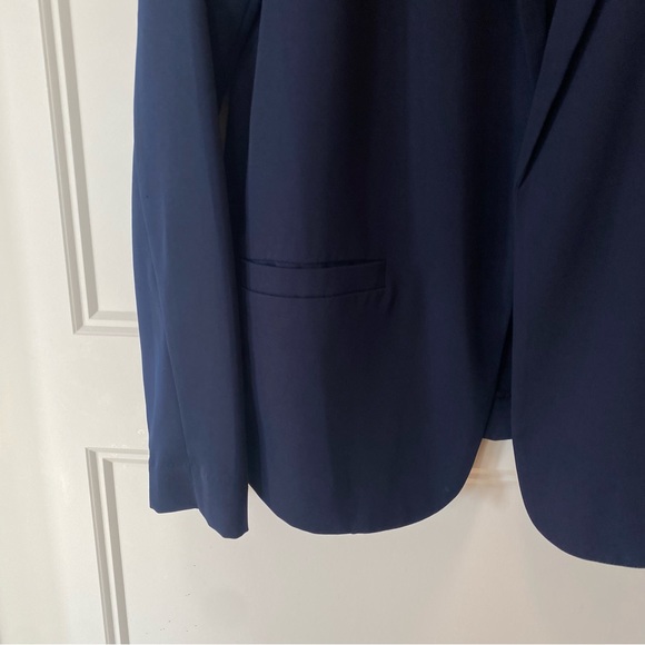 F21 Size Small Women’s Navy Blue Lightweight blazer with pockets - Picture 5 of 8